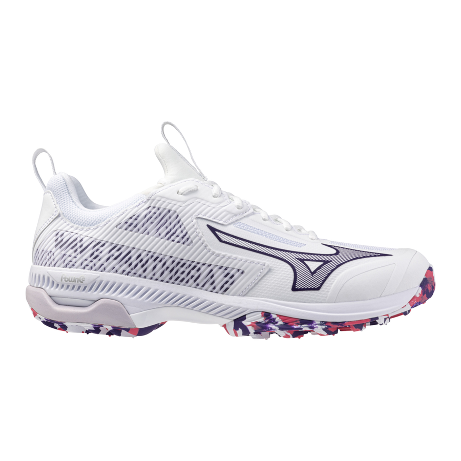 Mizuno WAVE PANTHERA 2 White/VioletIndigo/CamelliaRos
